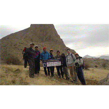 قله بیستون و مردان استوار گروه کوهنوردی