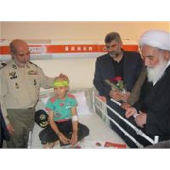 مراسم شیرخوارگان حسینی در بیمارستان دکتر محمد کرمانشاهی