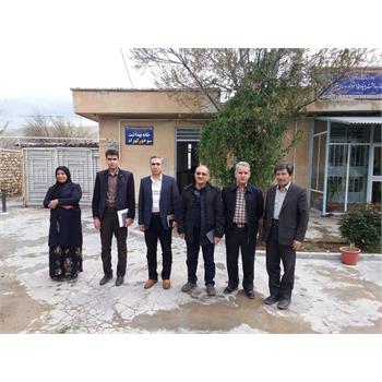 بازدید مدیریت شبکه بهداشت و درمان از خانه بهداشت های مرکز خدمات جامع سلامت روستای سوخور نامدار عبدی