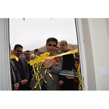 افتتاح ساختمان خانه بهداشت روستای چشمه میران