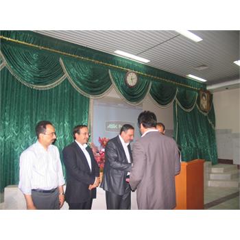 برگزاری مراسم تودیع و معارفه مدیر عامل بیمارستان امام خمینی (ره)