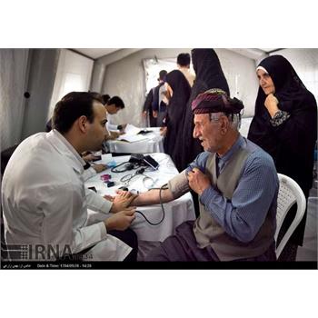 گزارش تصویری ایرنا از بیمارستان صحرایی روانسر را ببینید