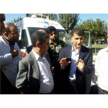گزارش تصویری بازدید دکتر صدرالسادات از پنج بیمارستان استان