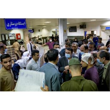 عیادت استاندار کرمانشاه از مصدومان حادثه انفجار گاز