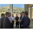بازدید رئیس دانشگاه از پروژه خیرساز مرکز اورژانس پیش بیمارستانی جاده‌ای نوریاب