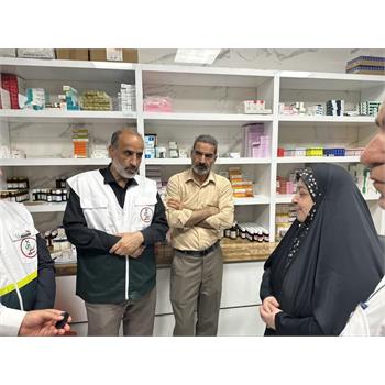 بازدید دکتر محبوبه جندقی، رئیس اداره اورژانس بیمارستانی معاونت درمان وزارت بهداشت، از مرکز ثارالله