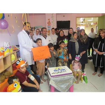گزارش تصویری جشن هفته ملی کودک در بیمارستان دکتر محمد کرمانشاهی