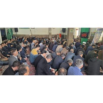 گزارش تصویری اربعین رهبر شهید در دانشگاه علوم پزشکی کرمانشاه
