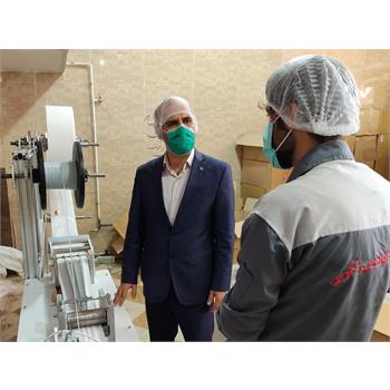 تاسیس کارگاه صنعتی تولید ماسک سه لایه جراحی توسط دانشجویان کارآفرین دانشگاه