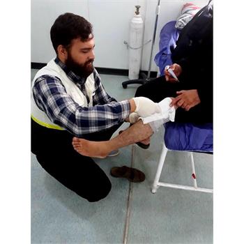 خدمت‌رسانی.بسیج .جامعه پزشکی. استان .کرمانشاه.اورژانس پیش بیمارستانی. اتاق سرد.