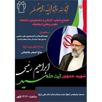 شهادت ,دکتر رئیسی