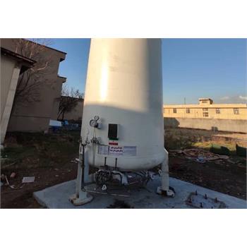 اولین مخزن کرایوژنیک اکسیژن مایع در بیمارستان فارابی کرمانشاه نصب شد