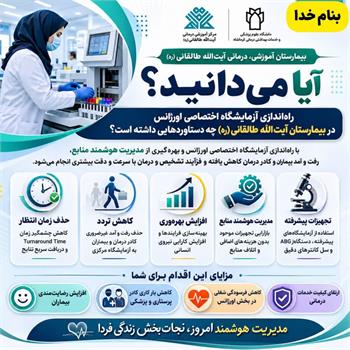 تحول در خدمات اورژانس بیمارستان آیت‌الله طالقانی (ره)
