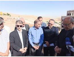 بازدید استاندار کرمانشاه و رئیس دانشگاه علوم پزشکی از پروژه بیمارستان ۵۴۰ تختخوابی