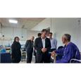 بازدید میدانی رئیس دانشگاه علوم پزشکی کرمانشاه از بیمارستان شهید دکتر چمران کنگاور