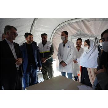 بازدید سرپرست دانشگاه علوم پزشکی کرمانشاه از مراکز و پایگاه های بهداشتی درمانی گهواره