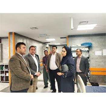 بازدید میدانی معاون توسعه دانشگاه علوم پزشکی کرمانشاه از بیمارستان شهدای سلامت ثلاث باباجانی/ تأکید بر رفع چالش‌های درمانی و عمرانی