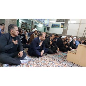 عزاداری, اساتید, کارکنان ,شهادت ,کرمانشاه ,رئیس جمهور