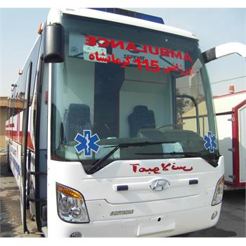 اورژانس115 کرمانشاه مجهز به اتوبوس آمبولانس گردید