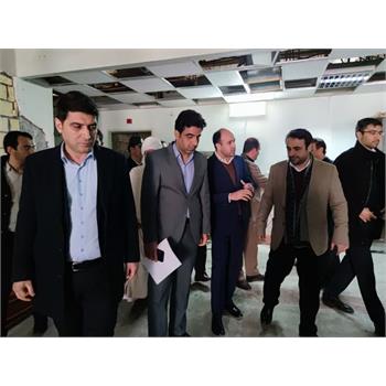 بازدید معاون درمان وزارت بهداشت از پروژه بیمارستان موقت شهرستان روانسر/ گزارش تصویری