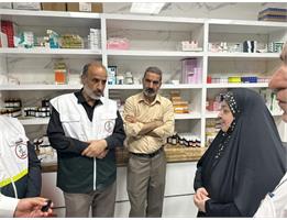 بازدید دکتر محبوبه جندقی، رئیس اداره اورژانس بیمارستانی معاونت درمان وزارت بهداشت، از مرکز ثارالله
