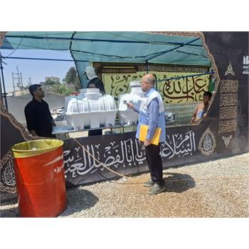 استمرار نظارت شبانه‌روزی کارشناسان بهداشت محیط هرسین بر مسیر تردد زائران اربعین حسینی