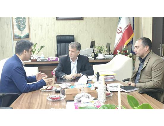 دیدار سرپرست تیم پایش امور حقوقی وزارت بهداشت با رئیس دانشگاه علوم پزشکی کرمانشاه