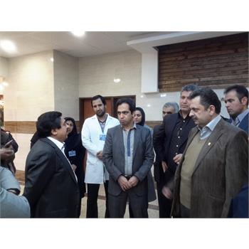 گزارش دوربین از سفر معاون درمان وزیر بهداشت به کرمانشاه به عنوان قطب درمان غرب کشور