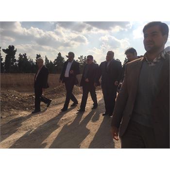 گزارش تصویری بازدید استاندار از پروژه بیمارستان 540 تختخوابی کرمانشاه