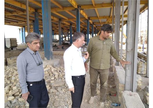 بازدید رئیس دانشگاه علوم پزشکی کرمانشاه از روند اجرای پروژه بیمارستان روانسر