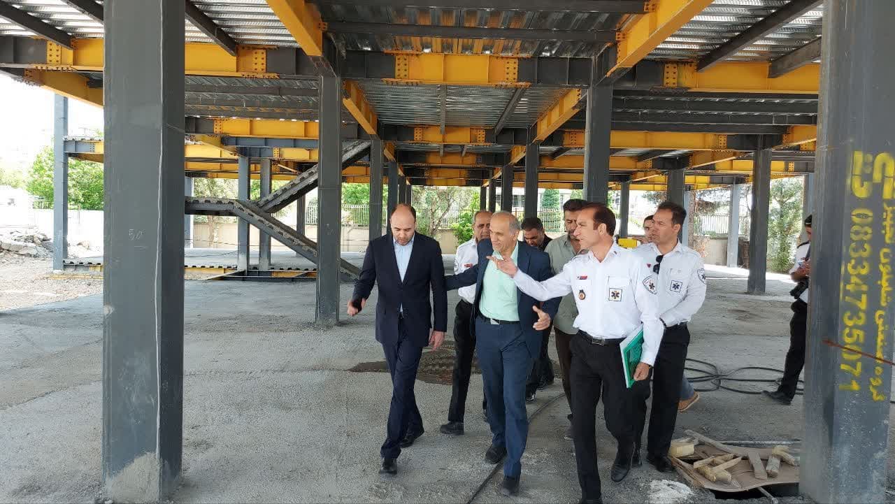 بازدید دکتر میعادفر رئیس سازمان اورژانس کشور