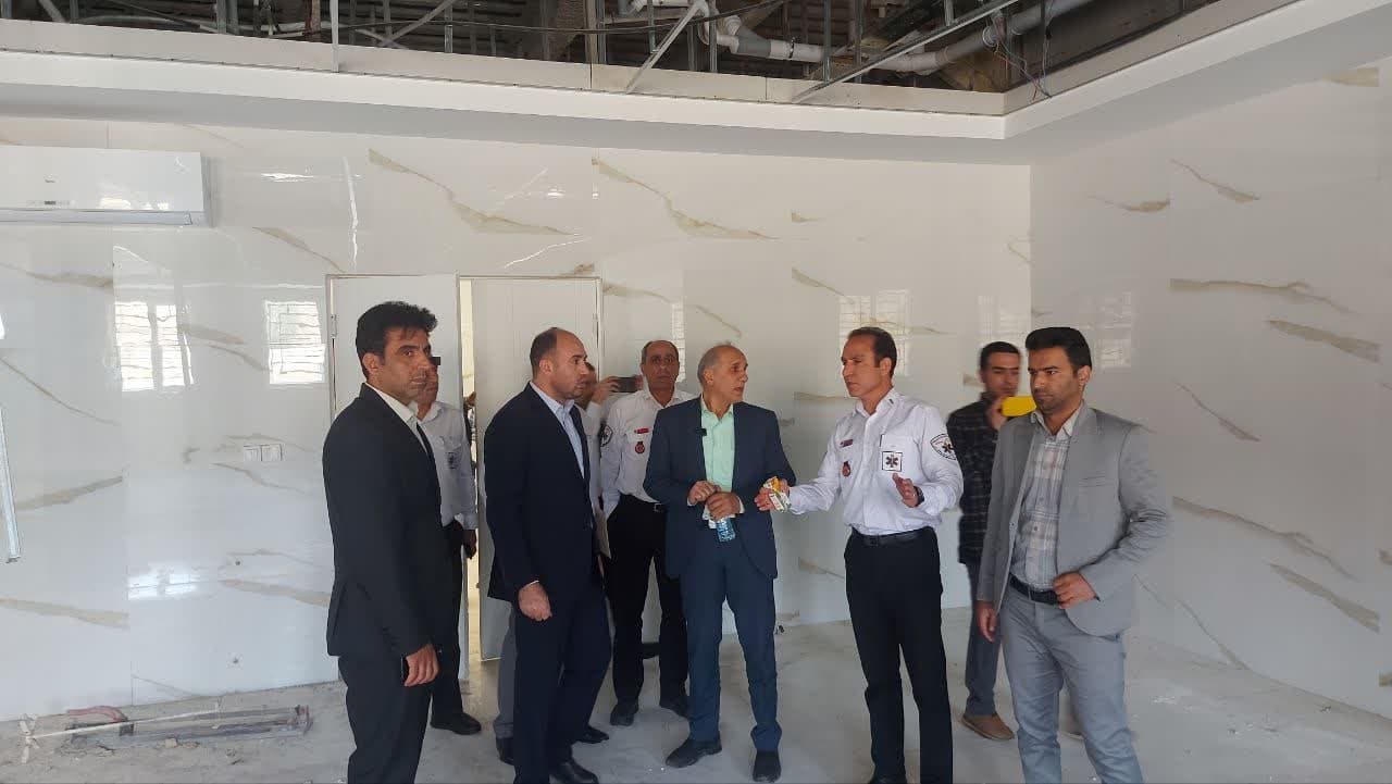 بازدید رئیس اورژانس کشور 8