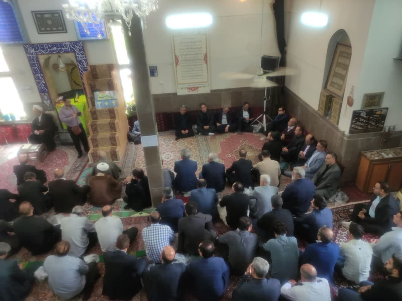 مراسم عزاداری رئیس جمهور محبوب و هیئت همراهشان در دانشگاه علوم پزشکی کرمانشاه 1