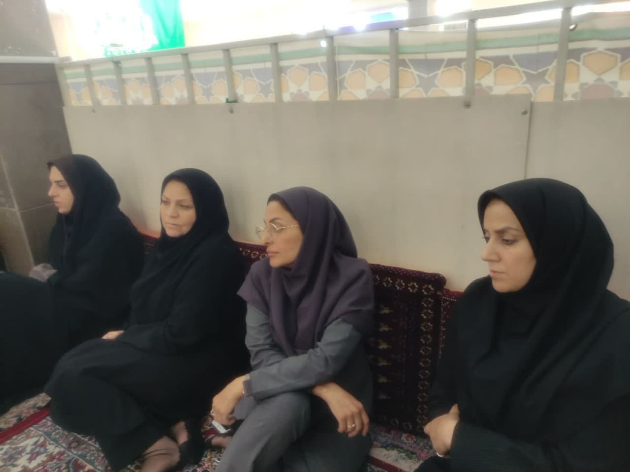 مراسم عزاداری رئیس جمهور محبوب و هیئت همراهشان در دانشگاه علوم پزشکی کرمانشاه 3