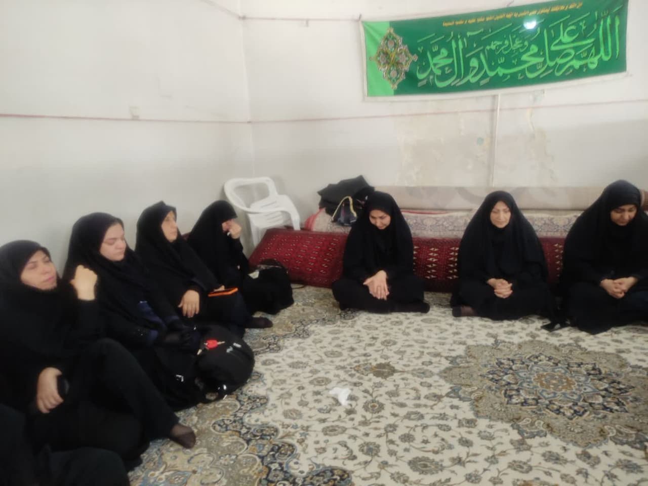 مراسم عزاداری رئیس جمهور محبوب و هیئت همراهشان در دانشگاه علوم پزشکی کرمانشاه 4