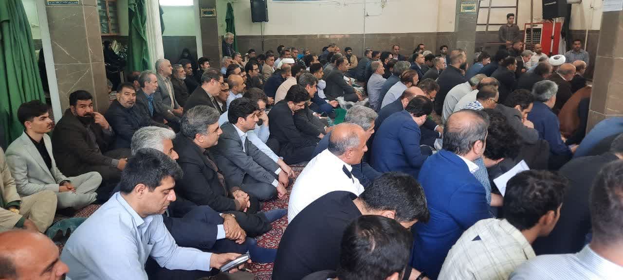 مراسم عزاداری رئیس جمهور محبوب و هیئت همراهشان در دانشگاه علوم پزشکی کرمانشاه 5