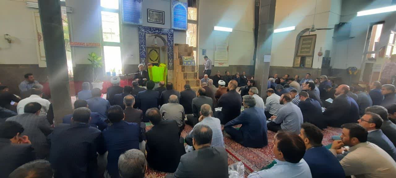 مراسم عزاداری رئیس جمهور محبوب و هیئت همراهشان در دانشگاه علوم پزشکی کرمانشاه 8