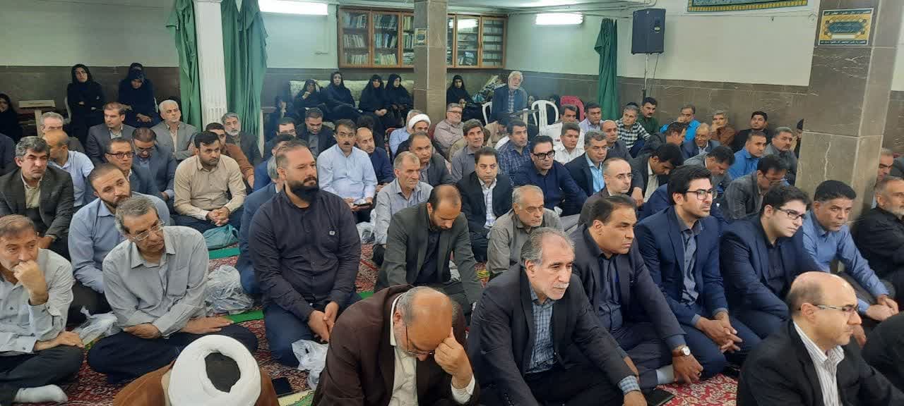 مراسم عزاداری رئیس جمهور محبوب و هیئت همراهشان در دانشگاه علوم پزشکی کرمانشاه 10