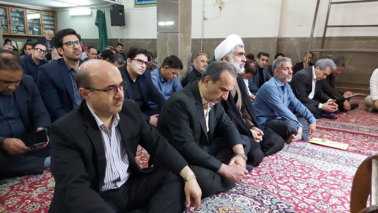 مراسم عزاداری رئیس جمهور محبوب و هیئت همراهشان در دانشگاه علوم پزشکی کرمانشاه 13