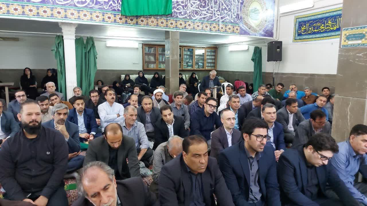 مراسم عزاداری رئیس جمهور محبوب و هیئت همراهشان در دانشگاه علوم پزشکی کرمانشاه 16