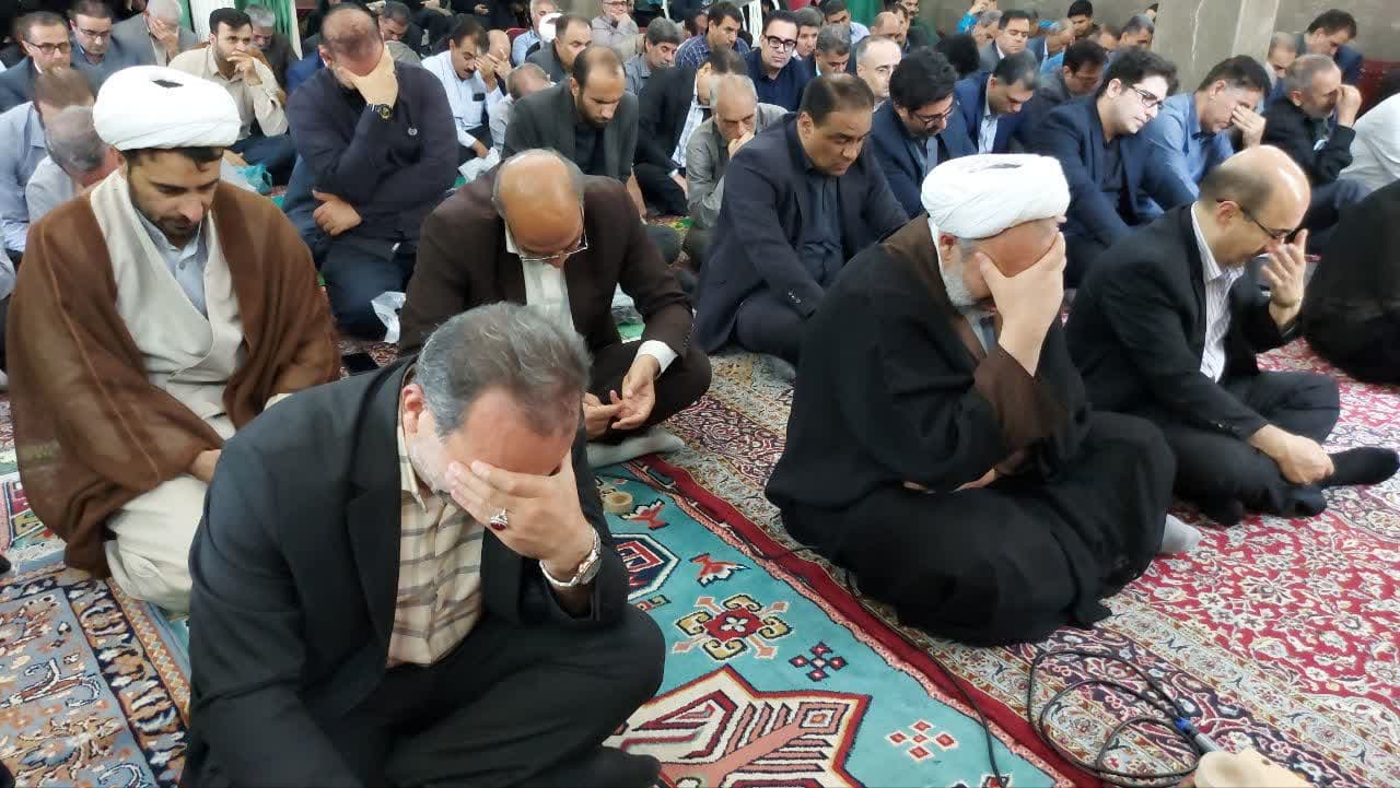 مراسم عزاداری رئیس جمهور محبوب و هیئت همراهشان در دانشگاه علوم پزشکی کرمانشاه 19