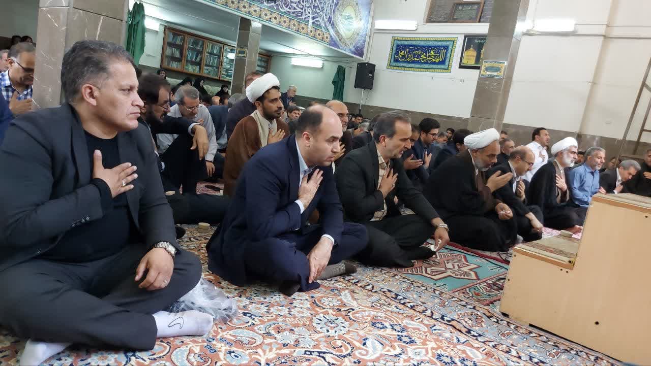 مراسم عزاداری رئیس جمهور محبوب و هیئت همراهشان در دانشگاه علوم پزشکی کرمانشاه 23