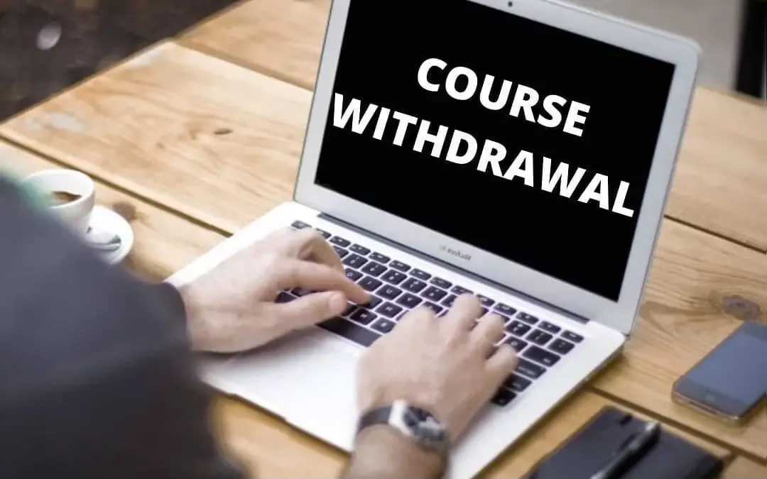 Course withdrawal regulations