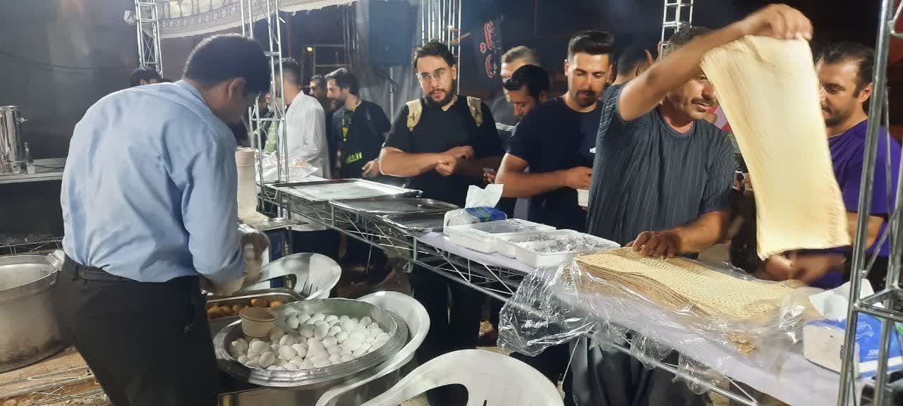 برپایی موکب شهدای سلامت دانشگاه علوم پزشکی کرمانشاه 4