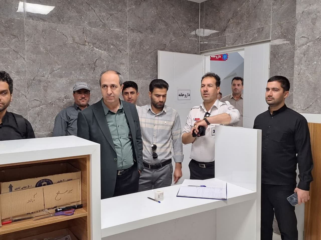 بازدید معاون درمان از خسروی 1