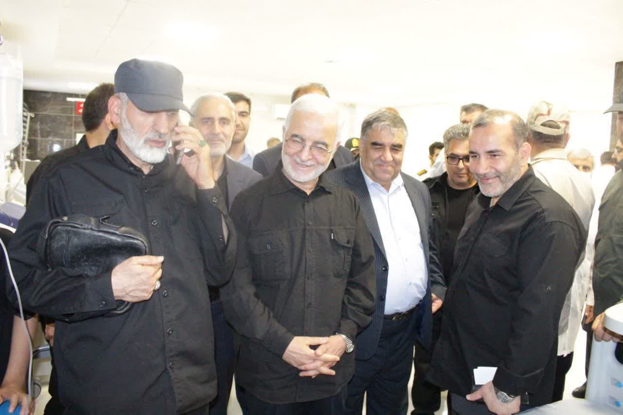 بازدید وزیر کشور از مرکز فوریت های پزشکی و خدمات سلامت ثارالله(ع)   1