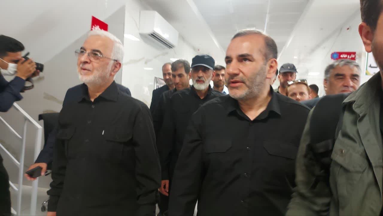 بازدید وزیر کشور از مرکز فوریت های پزشکی و خدمات سلامت ثارالله(ع)   3