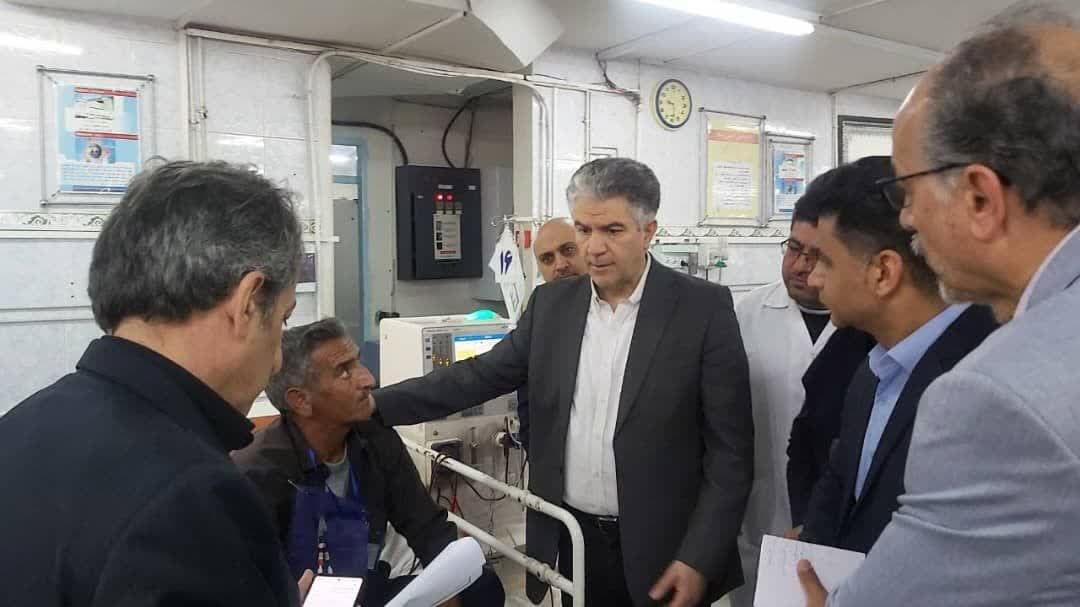 بازدید معاون درمان وزارتخانه