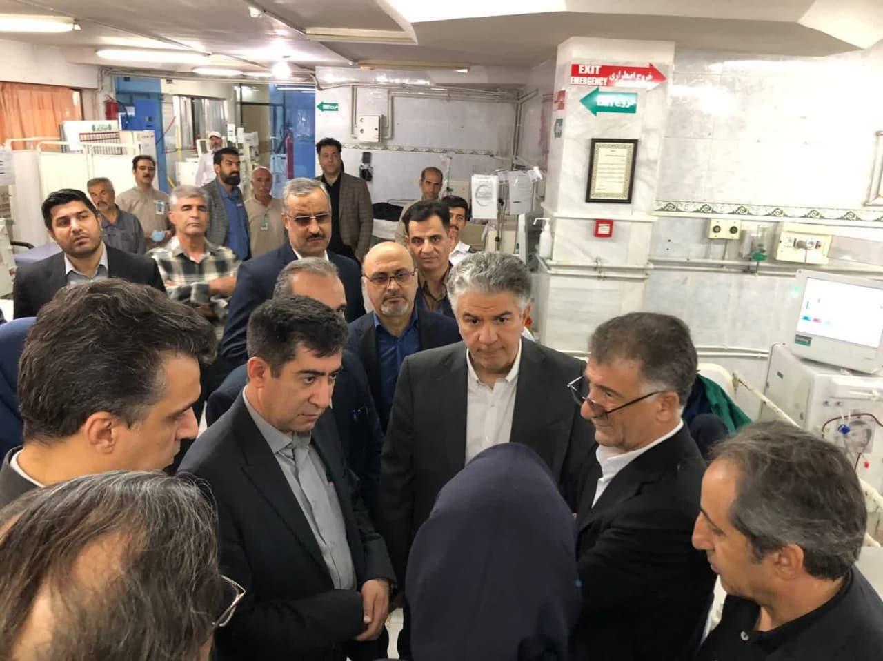 بازدید معاون درمان وزارتخانه