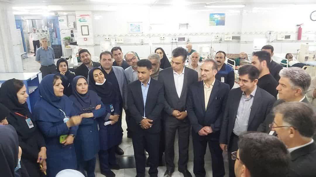 بازدید معاون درمان وزارتخانه